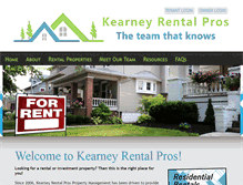 Tablet Screenshot of kearneyrentalpros.com